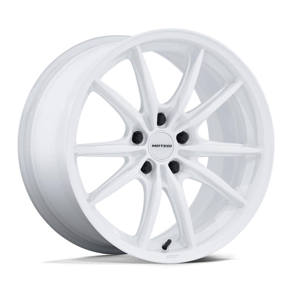 Motegi ZENTOKU Gloss White wheel view 4
