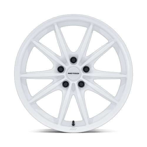 Motegi ZENTOKU Gloss White wheel view 3