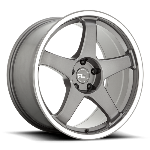 Motegi CS5 Gunmetal W/ Machined Lip wheel