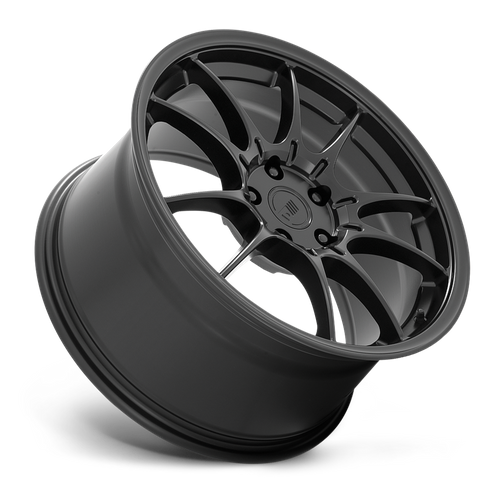 Motegi SS5 Satin Black wheel view 2
