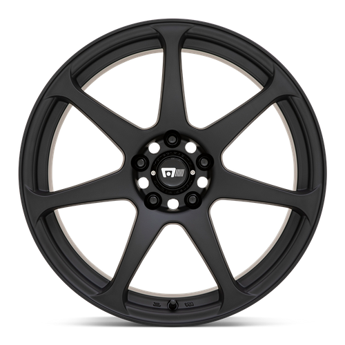 Motegi BATTLE Matte Black wheel view 3