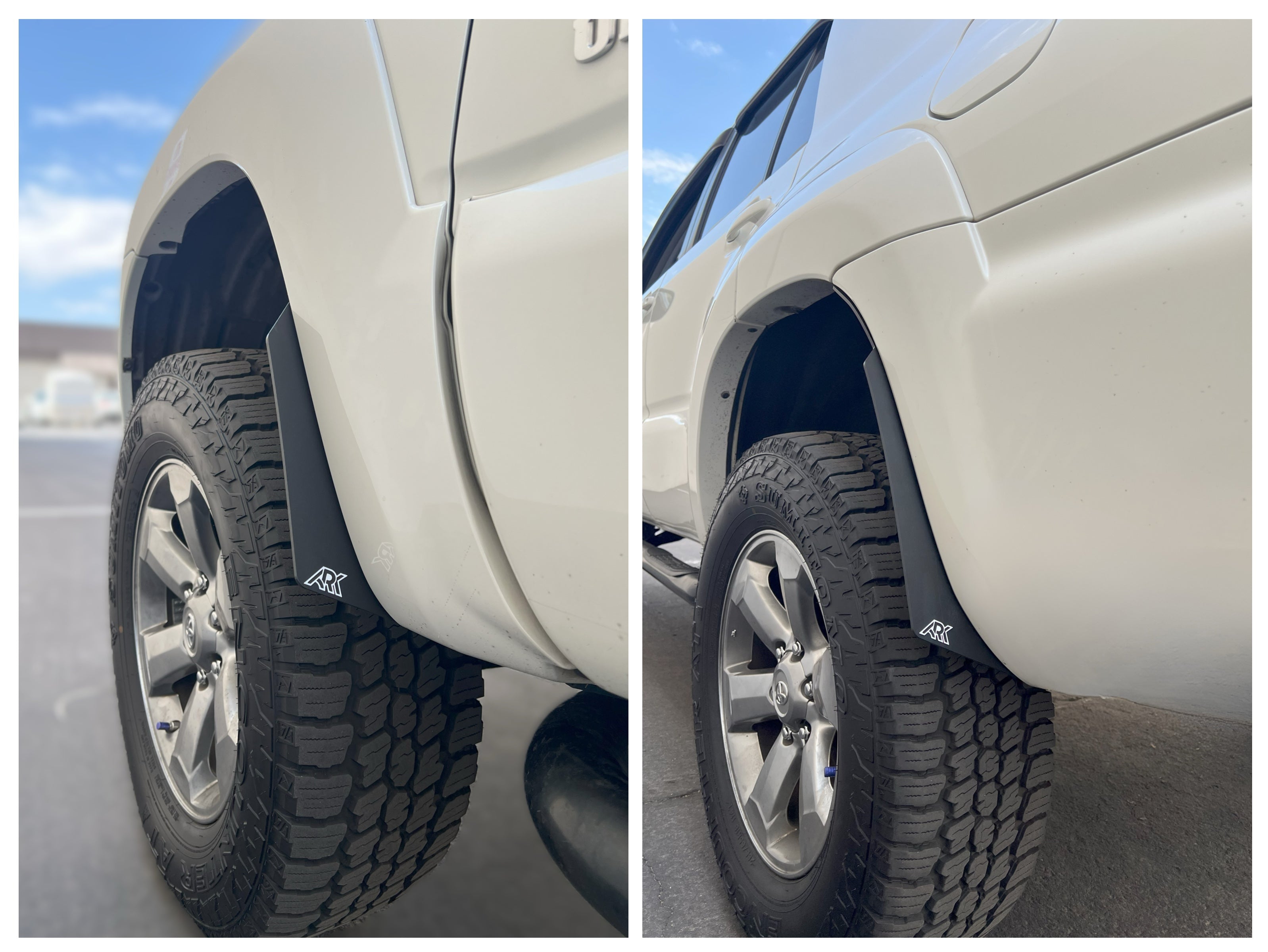 2003-2005 Toyota 4Runner TriXPoly Micro Flare Mudflap Deletes