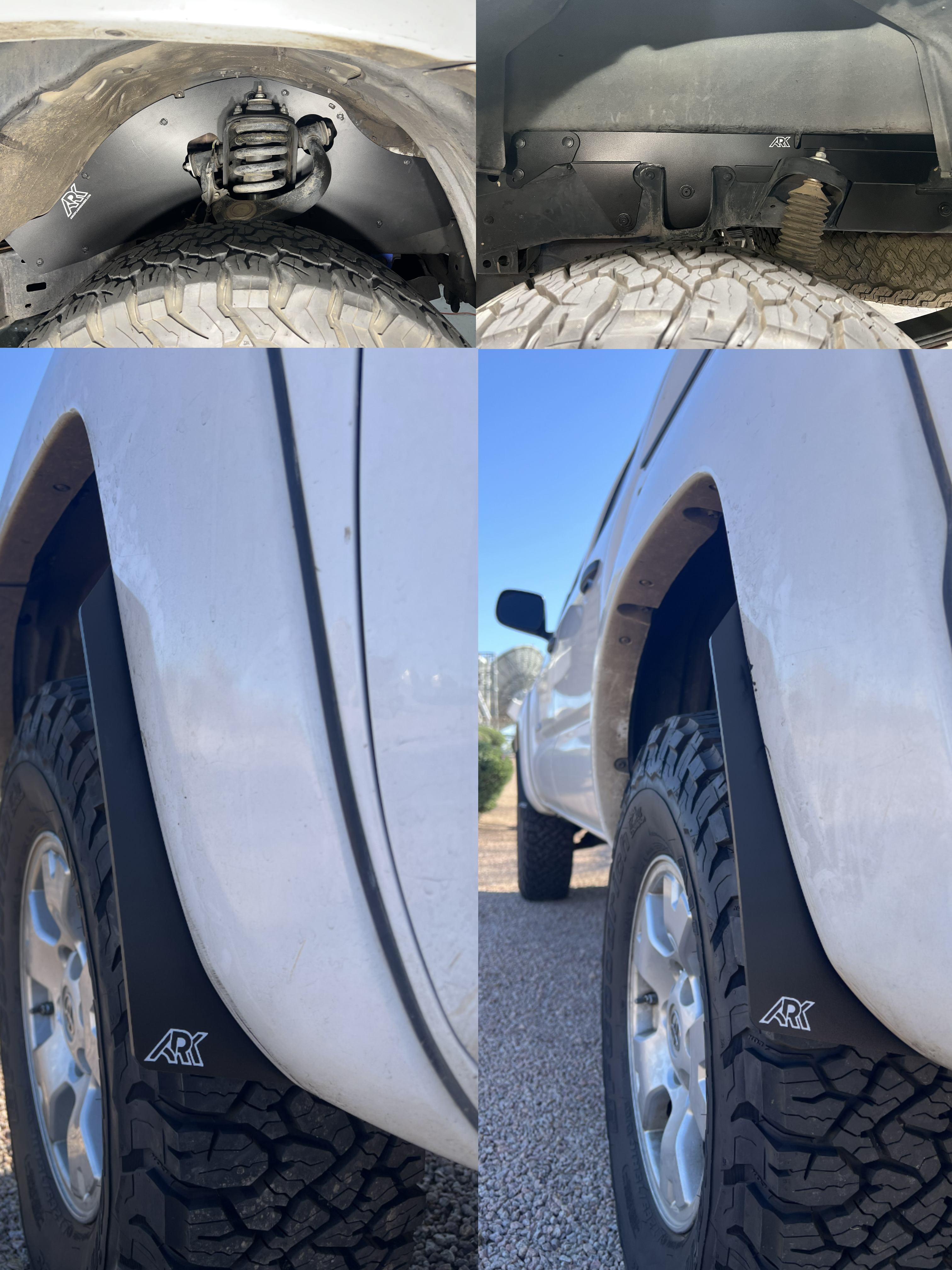 Ark Splash Guards 2020+ Toyota Highlander TriXPoly Micros Flares