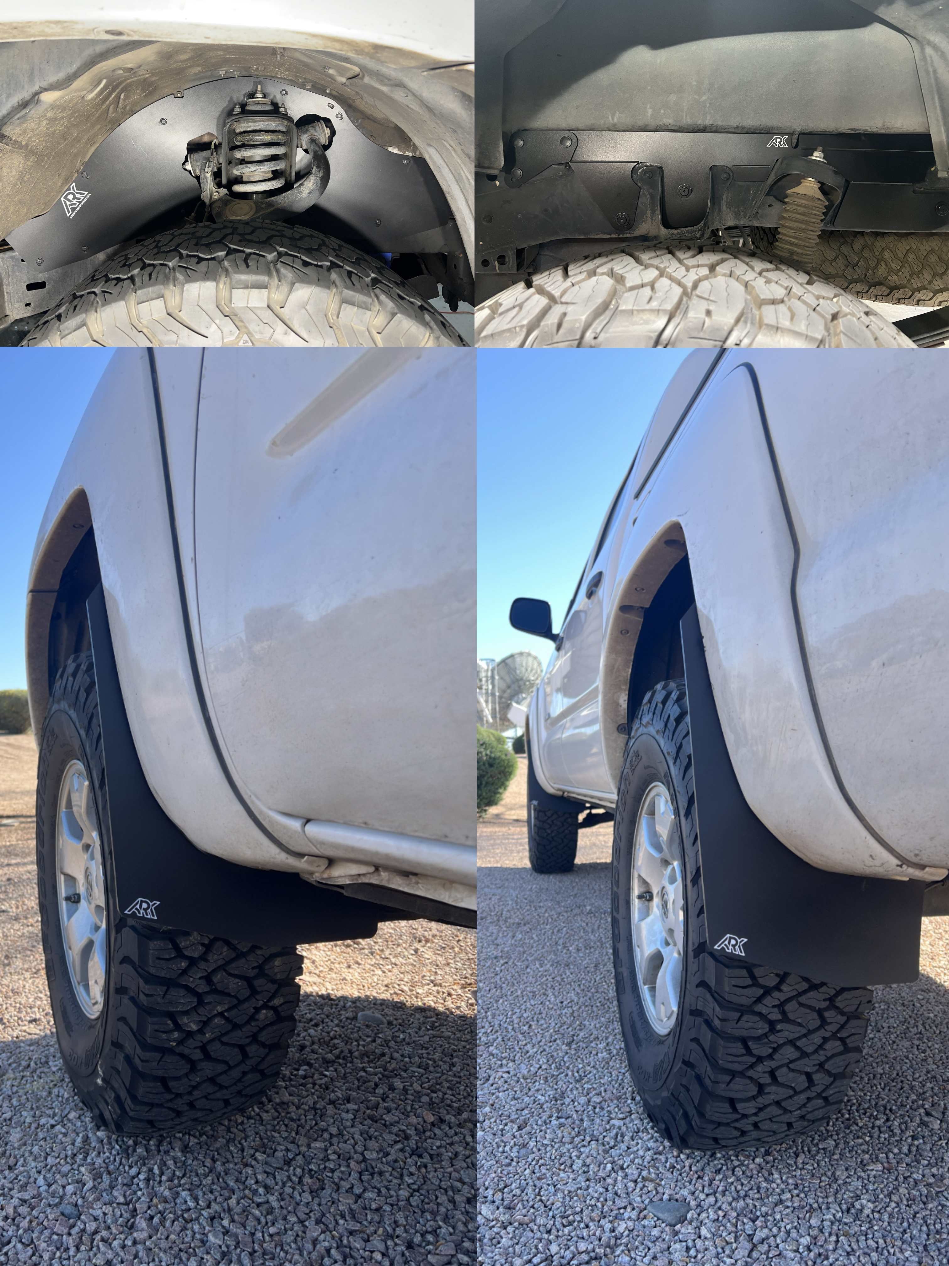 Ark Splash Guards 2020+ Toyota Highlander TriXPoly Micros Flares