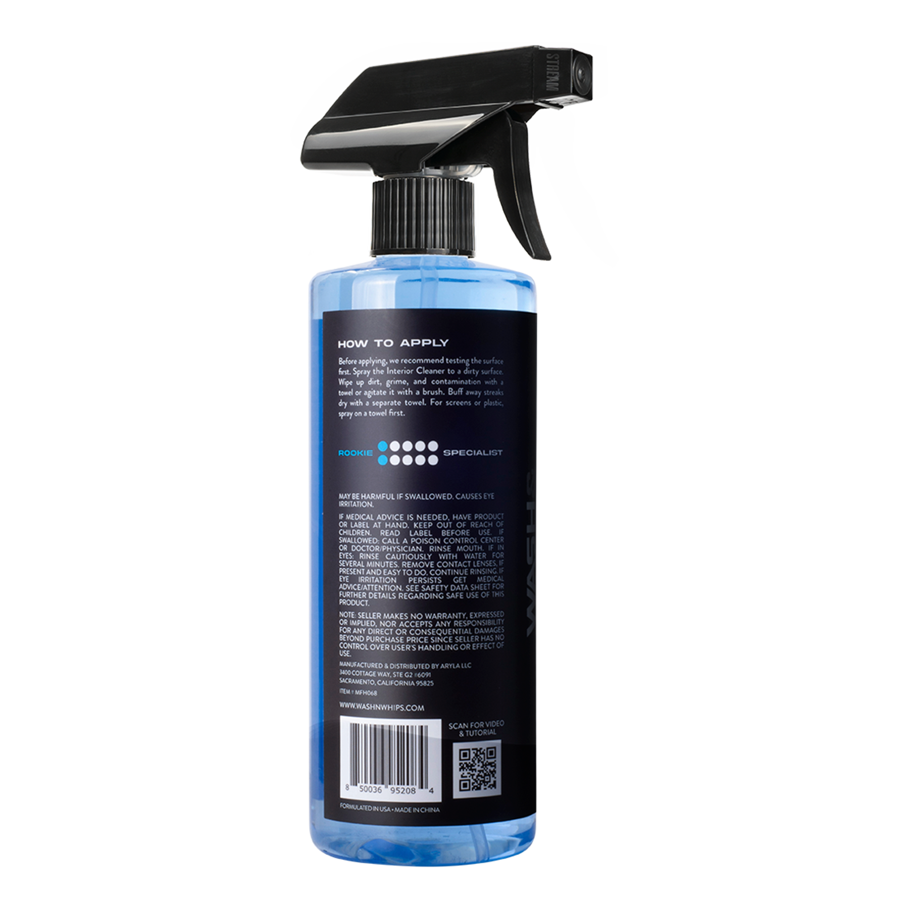 WASH&WHIPS Monaco Interior Cleaner