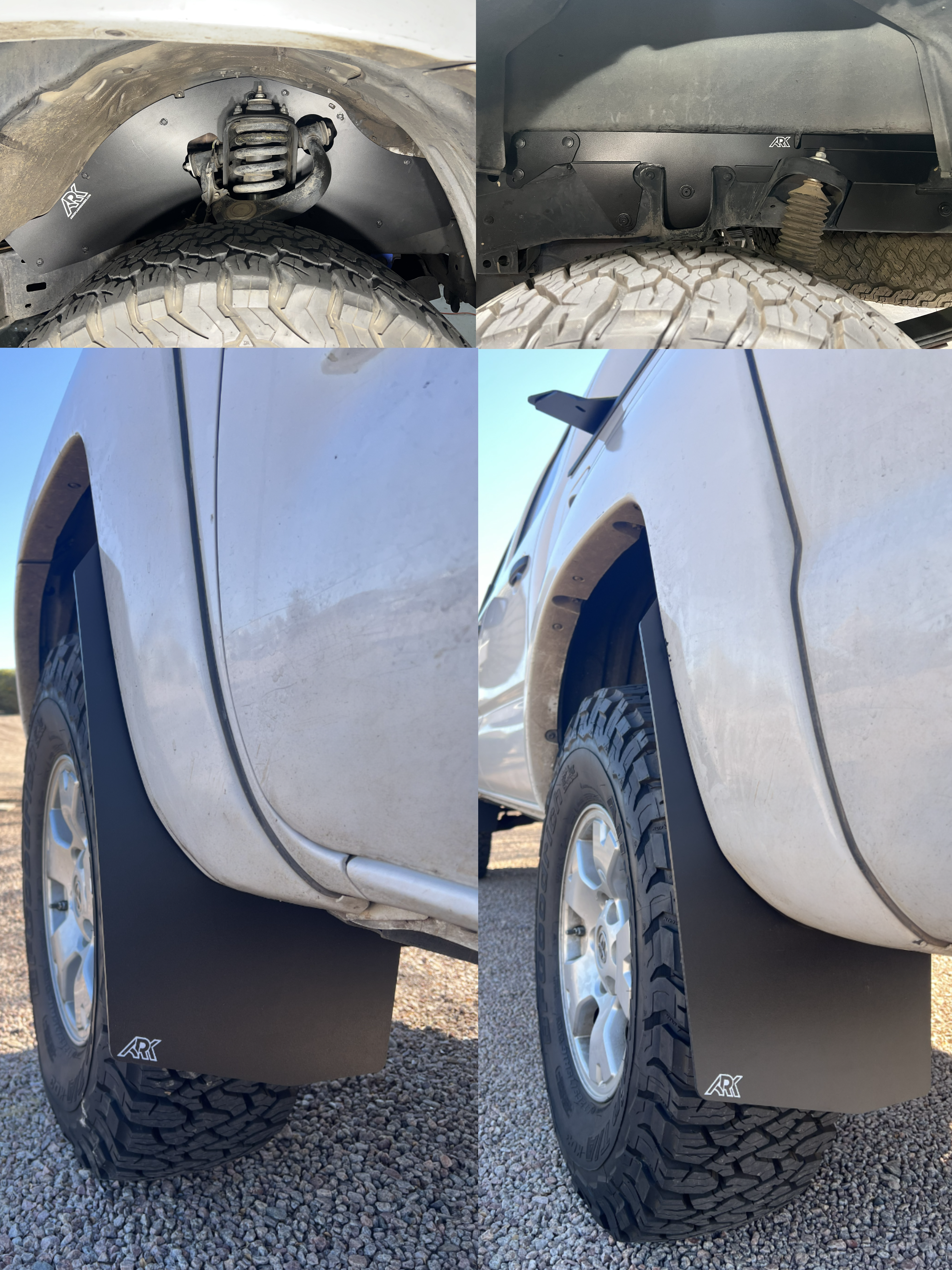 Ark Splash Guards 2020+ Toyota Highlander TriXPoly Micros Flares