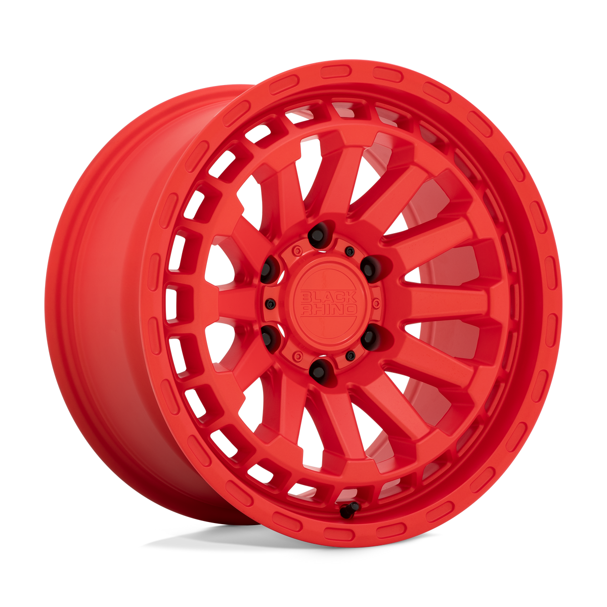 Black Rhino RAID Gloss Red wheel view 4