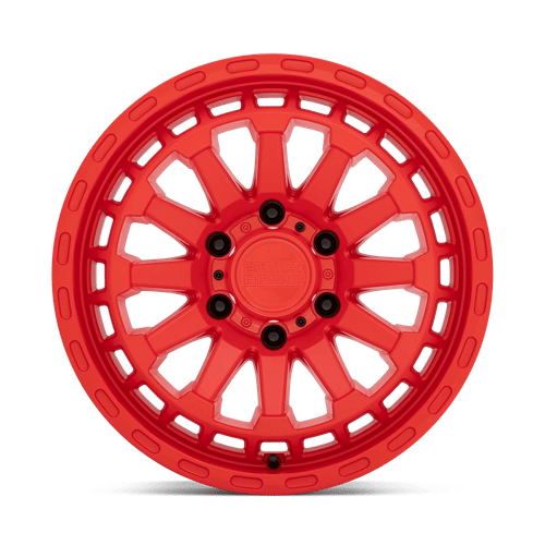 Black Rhino RAID Gloss Red wheel view 3
