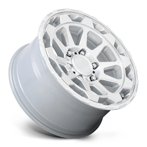Black Rhino ROTOR Gloss Silver w/Mirror Cut Face wheel view 2