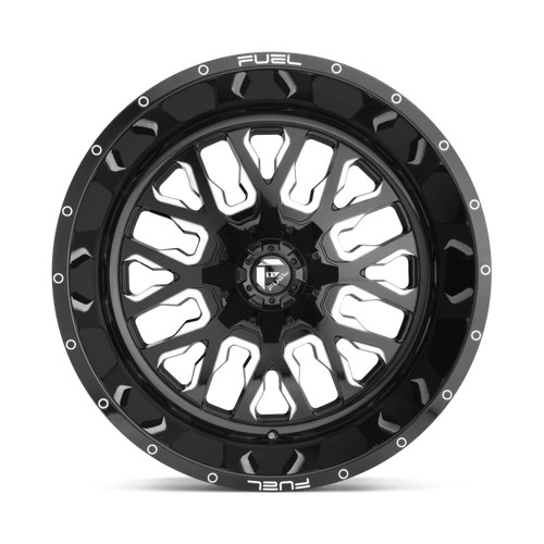 D611 20X12 8X6.5 GL-BLK-MIL -43MM