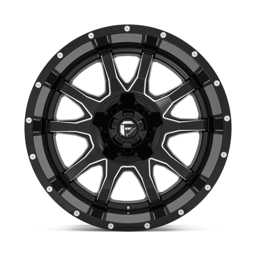 D627 22X12 8X6.5 GL-BLK-MIL -43MM