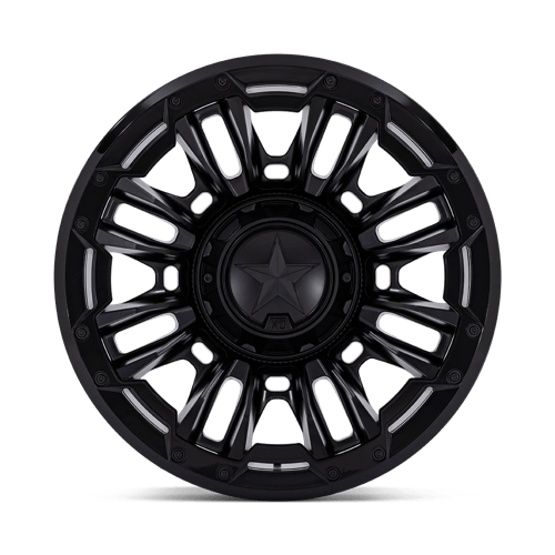 XD BOMBER Matte Black W/ G-Blk Ring wheel view 3