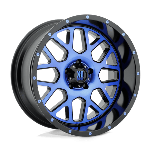 XD GRENADE Satin Black Mach Blue Tint wheel