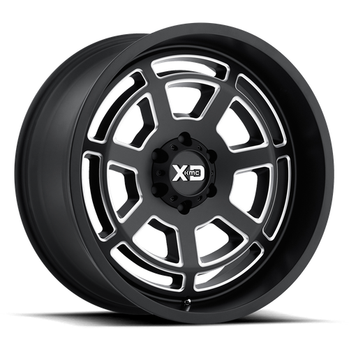 XD BONES Semi Gloss Black Milled wheel
