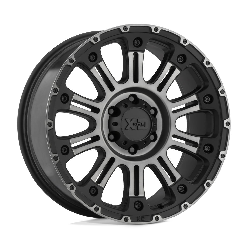 XD HOSS II Satin Black Mach W/ Gray Tint wheel view 2