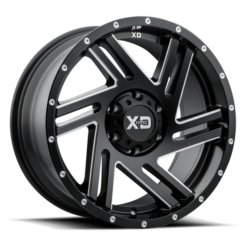 XD SWIPE Satin Black Milled wheel