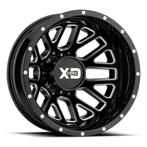 XD GRENADE DUALLY Gloss Black Milled wheel