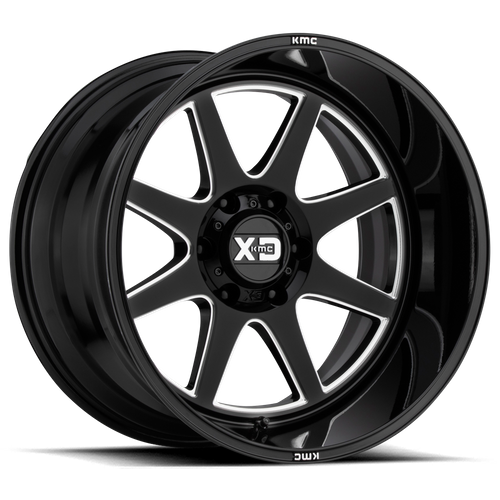 XD PIKE Gloss Black Milled wheel