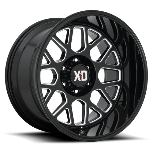 XD GRENADE II Gloss Black Milled wheel view 2
