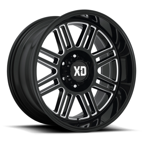 XD CAGE Gloss Black Milled wheel