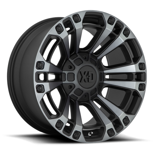 XD MONSTER 3 Satin Black W/ Gray Tint wheel