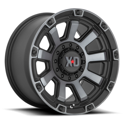 XD GAUNTLET Satin Black W/ Gray Tint wheel view 2