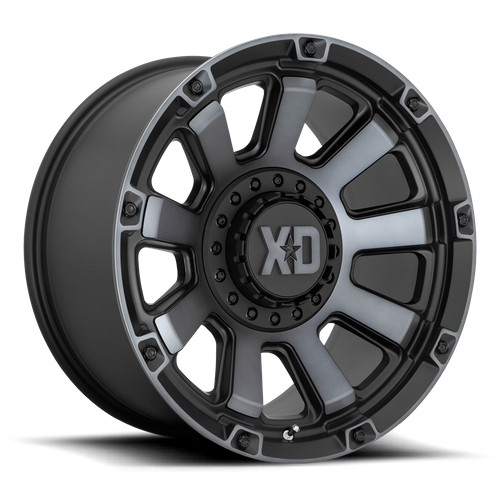 XD GAUNTLET Satin Black W/ Gray Tint wheel