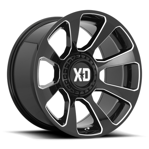 XD REACTOR Gloss Black Milled wheel