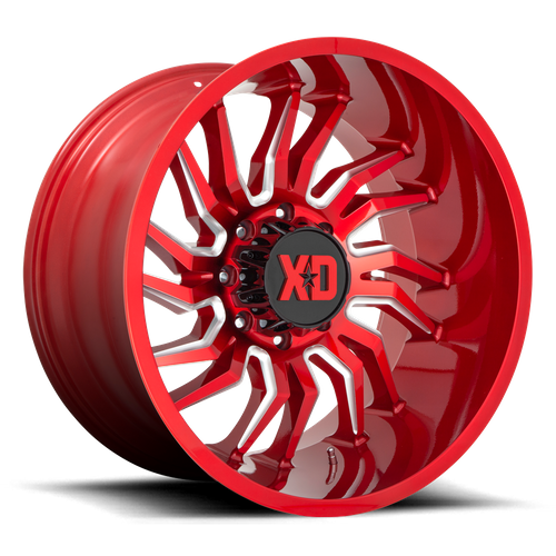 XD TENSION Candy Red Milled wheel