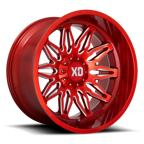 XD GUNNER Candy Red Milled wheel view 2