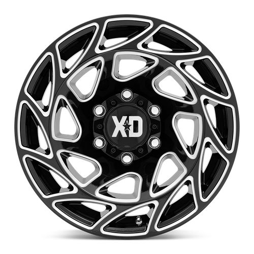 XD ONSLAUGHT Gloss Black Milled wheel view 3