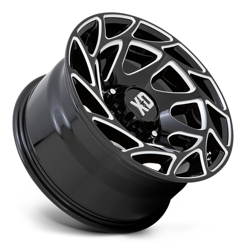 XD ONSLAUGHT Gloss Black Milled wheel view 2