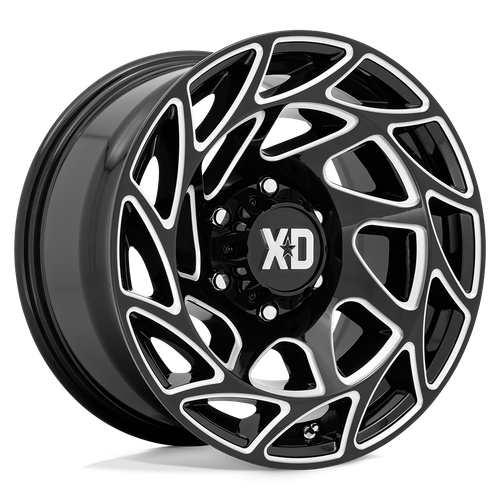 XD ONSLAUGHT Gloss Black Milled wheel