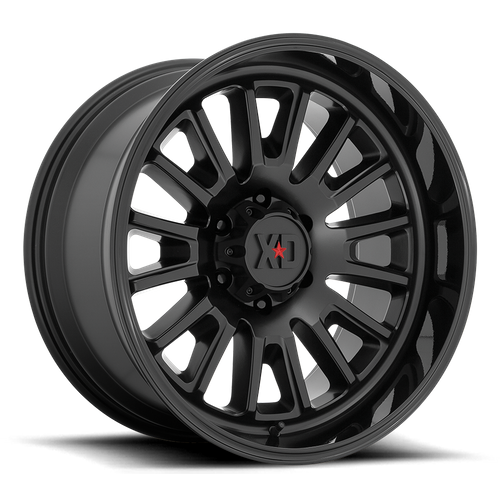 XD ROVER Satin Black W/ Gloss Black Lip wheel view 2