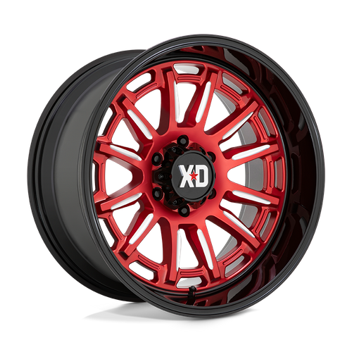 XD PHOENIX Candy Red Milled W/ Black Lip wheel view 2
