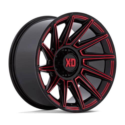 XD SPECTER Gloss Black W/ Red Tint wheel