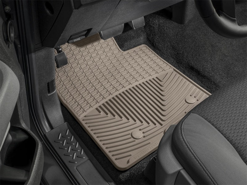WeatherTech 17+ GMC Acadia / Acadia Denali Rear Rubber Mats - Tan