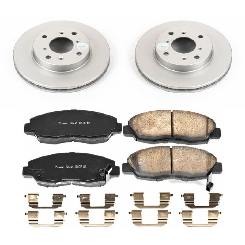 Power Stop 98-99 Acura CL Front Z17 Evolution Geomet Coated Brake Kit