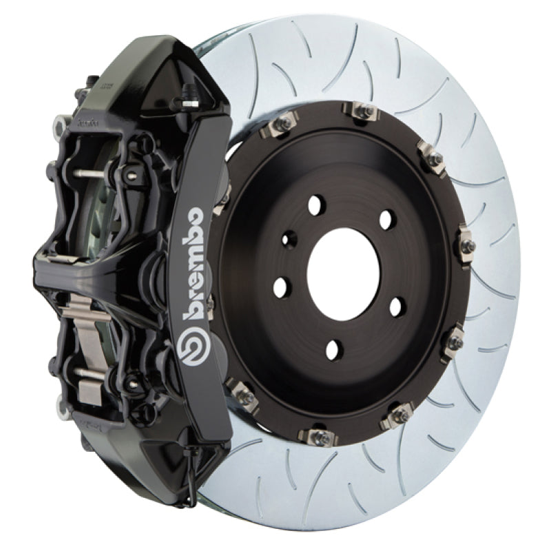 Brembo 21+ Model S Plaid/Model X Plaid Fr GT BBK 6 Piston Cast 405x34 2pc Rotor Slotted Type3-Black