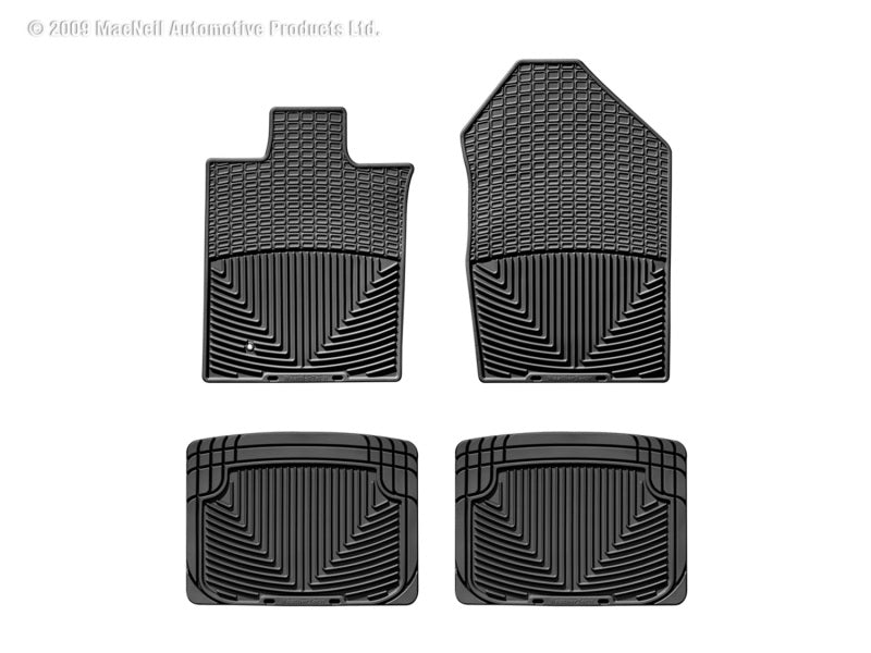 WT Rubber Mats - Rear - Blk