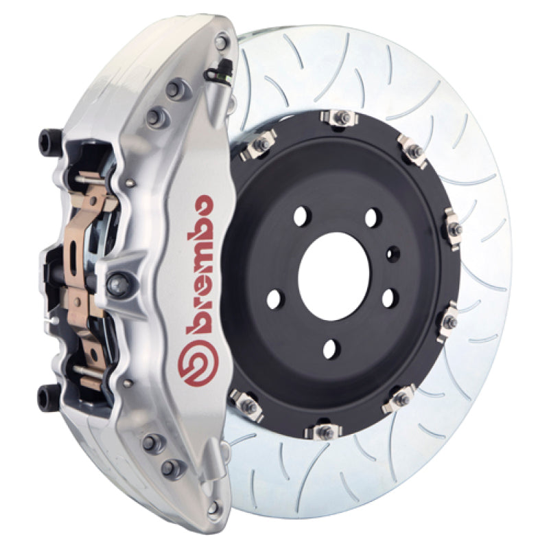 Brembo 11-21 Grand Cherokee (Excl. SRT) Fr GT BBK 6Pist Cast 2pc 380x34 2pc Rotor Slot Type3-Silver