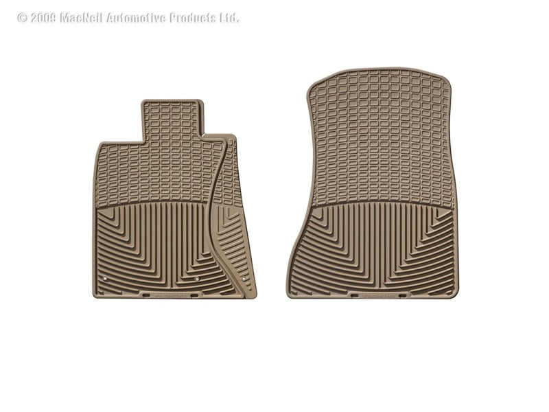 WeatherTech 06-12 Lexus GS 300 Front Rubber Mats - Tan