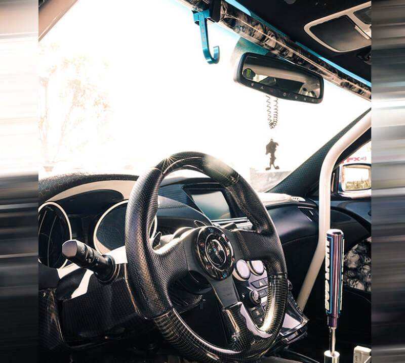 NRG Steering Wheel Hook CNC Aluminum w/ Laser Logo - Multicolor