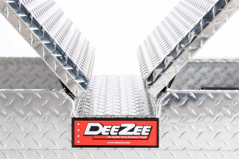 Deezee Universal Tool Box - Red Crossover - Double BT Alum Mid Size