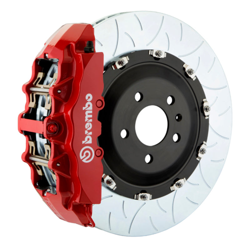 Brembo 07-18 Wrangler/Unlimited Front GT BBK 6 Piston Cast 380x34 2pc Rotor Slotted Type3-Red