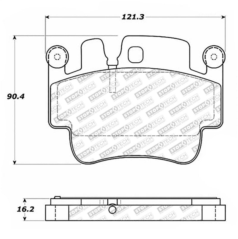 StopTech Street Select Brake Pads - Front/Rear