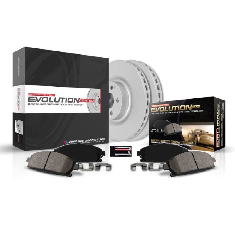 Power Stop 97-99 Chrysler Town & Country Rear Z17 Evolution Geomet Coated Brake Kit