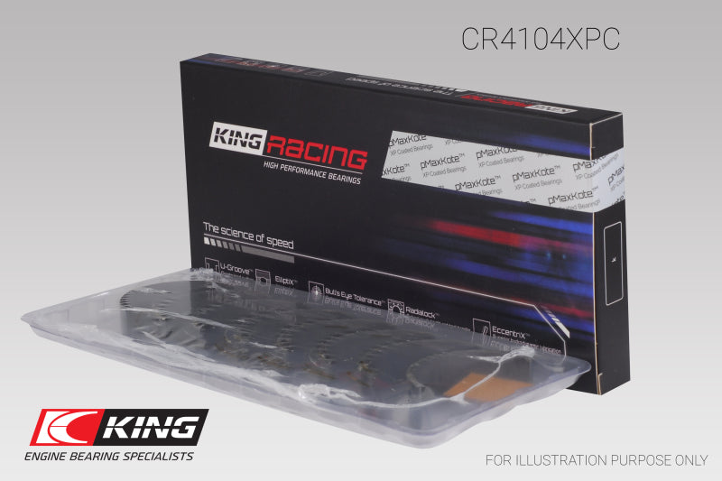 King Audi/VW 83-03 1.6L/1.8L/2.0L Performance Coated Rod Bearing Set-King Engine Bearings-797 Offroad
