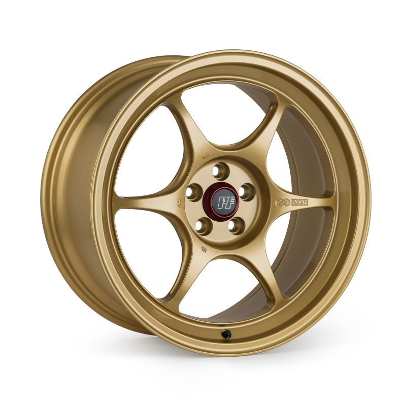 Enkei PF06 16x8.5 28 4x100 67mm - Gold Wheel