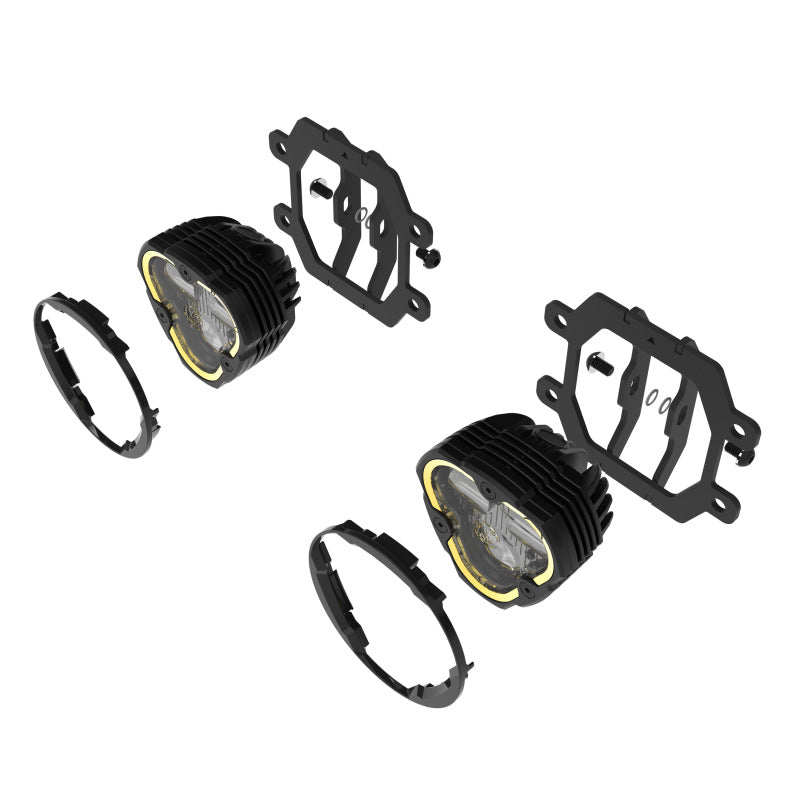 KC HiLiTES FLEX ERA 3 Dual Mode SAE Fog Lights - 2-Light Master Kit for Subaru Crosstrek/Forester-KC HiLiTES-797 Offroad